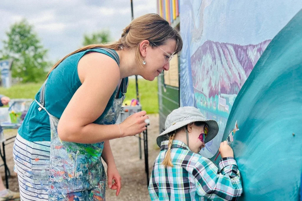 Toile participative avec La Fée Couleur