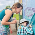 Toile participative avec La Fée Couleur